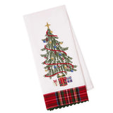 Design Trim The Tree Embellished Dishtowel
