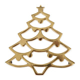 Design Imports Gold Holiday Tree Trivet