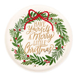 Design Imports Merry Little Christmas Ceramic Cookie Plate