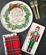 Design Imports Merry Little Christmas Ceramic Cookie Plate