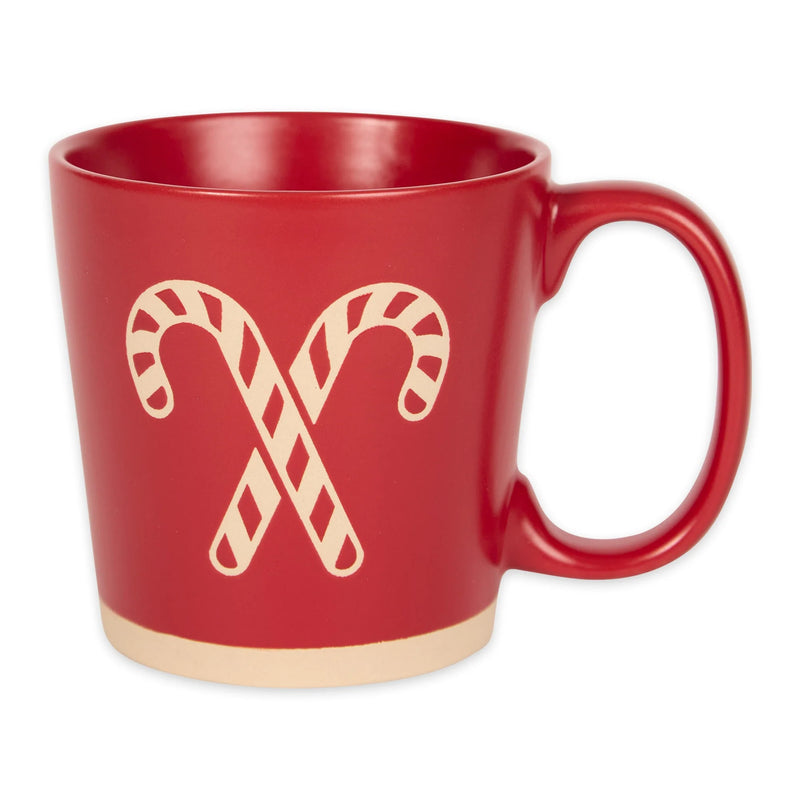 Design Imports Candy Canes Ceramic Mug