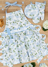 Design Imports Hydrangea Garden Printed Apron