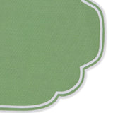 Design Imports Mistletoe Green Slub Placemat