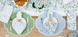 Design Imports Mistletoe Green Slub Placemat