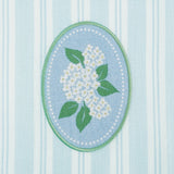 Design Imports White Hydrangeas Embellished Dishtowel