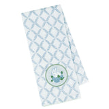 Design Imports Hydrangea Bunny Embellished Dishtowel