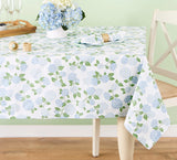 Design Imports Hydrangea Garden Printed Tablecloth - 60 x 84"