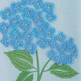 Design Imports Hydrangea Bloom Embellished Dishtowel