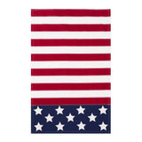 Design Imports Americana Flag Embellished Dishtowel