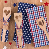 Americana Dishtowel + Spatula Gift Set
