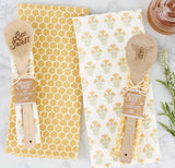 Design Imports Sweet Bee Dishtowel + Spoon Gift Set Mixed Pack