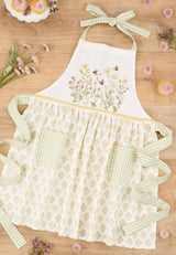 Design Imports Spring Wildflower Embellished Apron