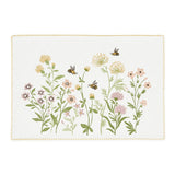 Design Imports Spring Wildflowers Embellished Placemat