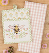 Design Imports Honey Bee Potholder Gift Set