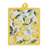 Design Imports Lemon Bouquet Potholder Gift Set