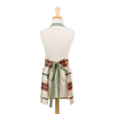 Design Imports Autumn Picnic Plaid Embellished Apron