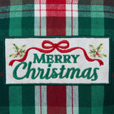 Design Imports Merry Christmas Plaid Apron