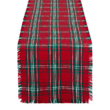 Design Imports Holiday Tartan Plaid Table Runner