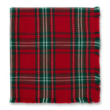 Design Imports Holiday Tartan Plaid Napkin - Set Of 4