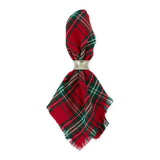 Design Imports Holiday Tartan Plaid Napkin - Set Of 4