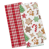 Design Imports Santa's Cookies Dishtowel - Set of 2