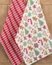 Design Imports Santa's Cookies Dishtowel - Set of 2