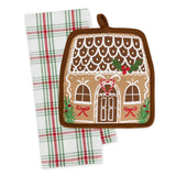 Design Imports Gingerbread House Potholder Gift Set