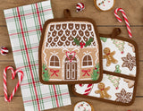 Design Imports Gingerbread House Potholder Gift Set