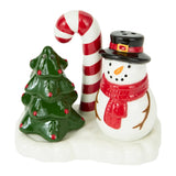 Design Imports Snowman & Tree Salt & Pepper Set