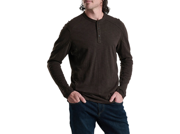 KÜHL Mens Rukus Henley Long Sleeve Shirt