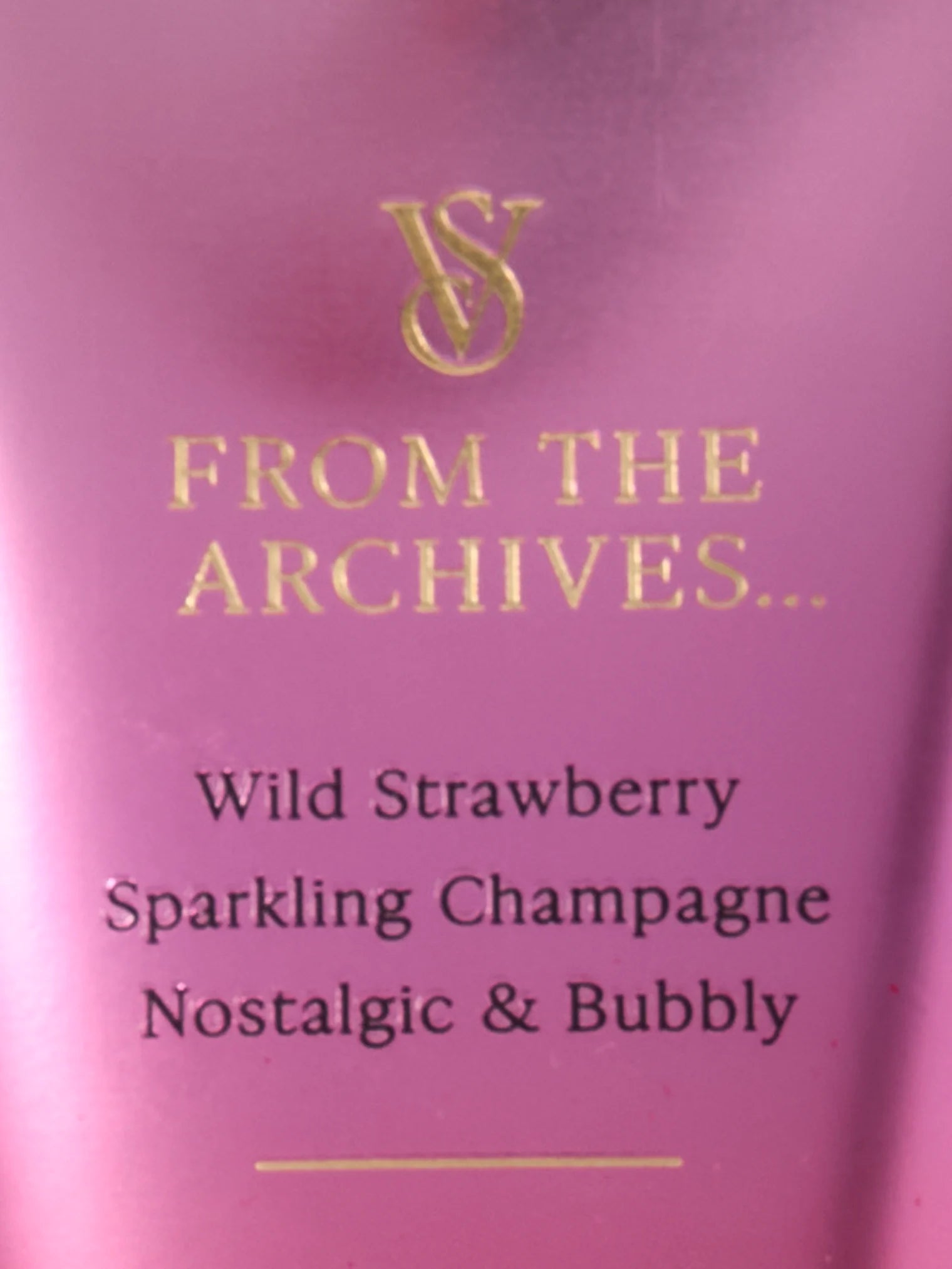 Victoria's Secret Strawberries & Champagne Body Fragrance Lotion