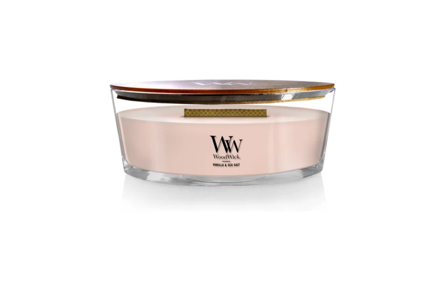 WoodWick Ellipse Candle - Vanilla & Sea Salt