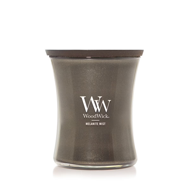 WoodWick Medium Hourglass Precious Metals Candle - Melanite Mist
