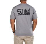 5.11 Mens Locked and Logoed Short Sleeve T-Shirt