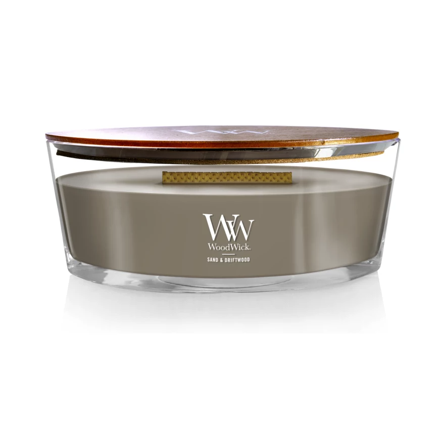 WoodWick Ellipse Candle - Sand & Driftwood