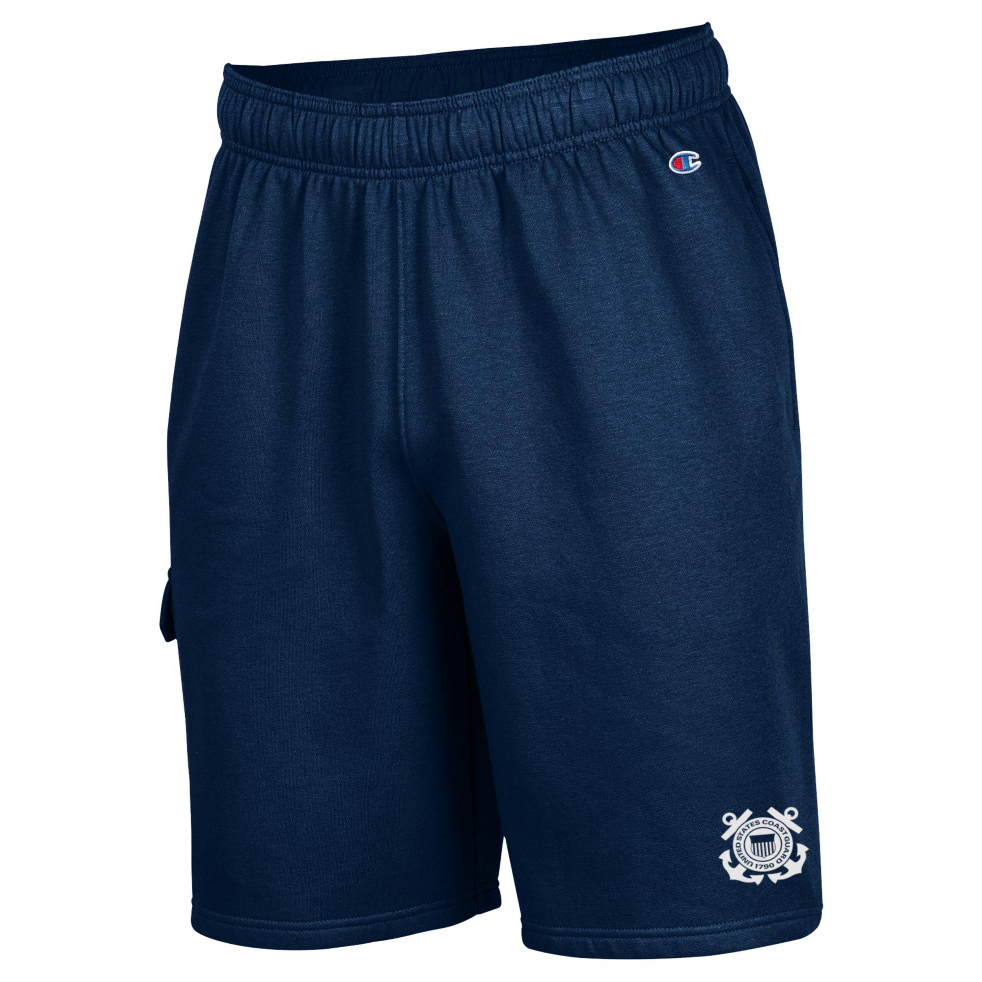 Coast Guard Champion Mens Fleece Shorts