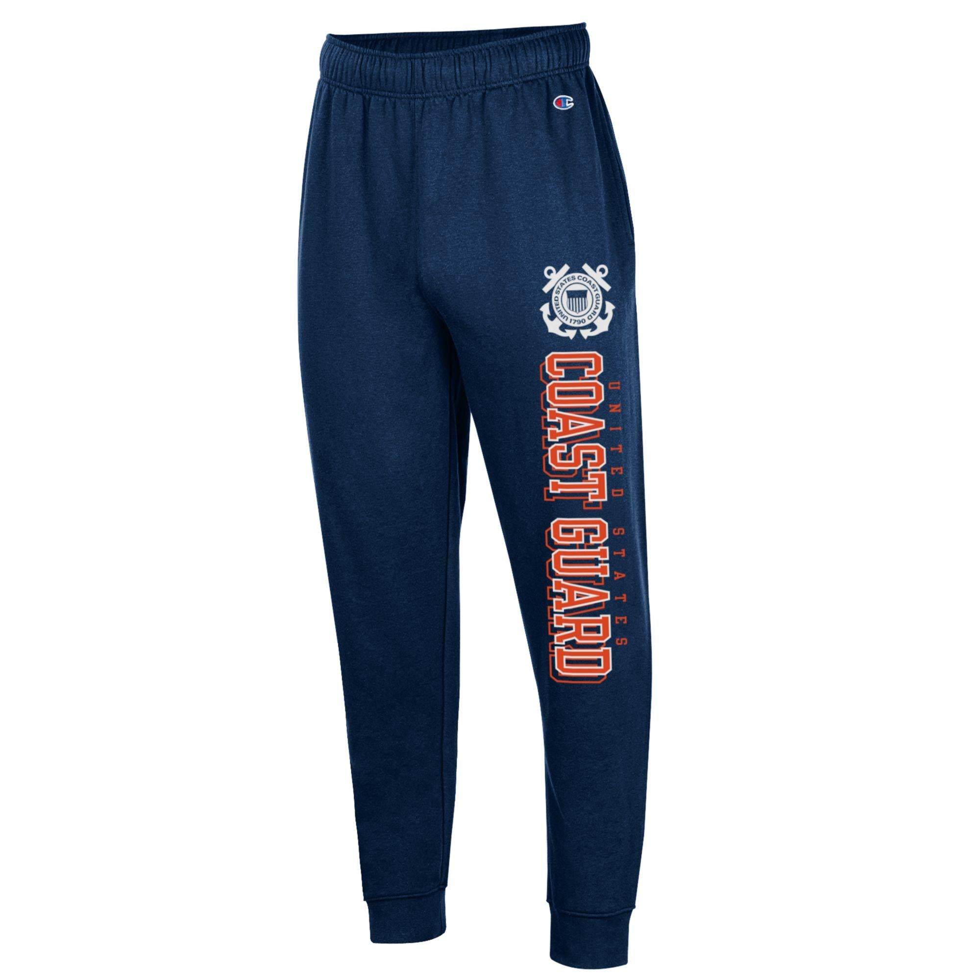 Coast Guard Champion Mens Fleece Sweatpants