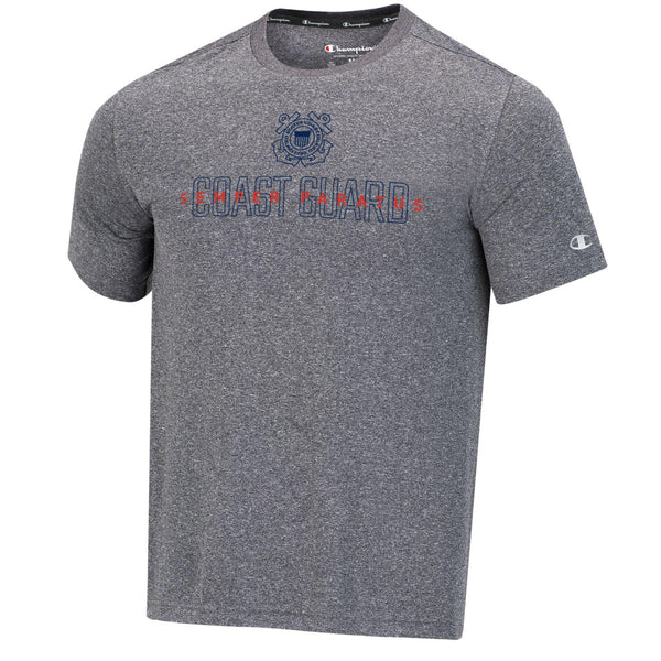 Coast Guard Champion Mens Semper Paratus Impact Short Sleeve T-Shirt