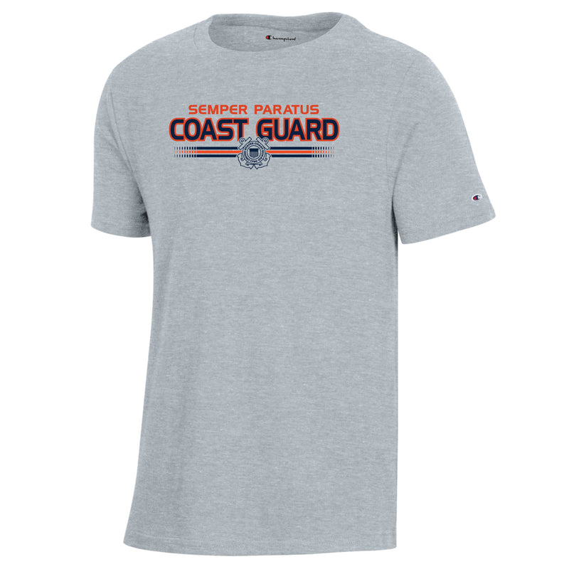 Coast Guard Champion Youth Semper Paratus Short Sleeve T-Shirt