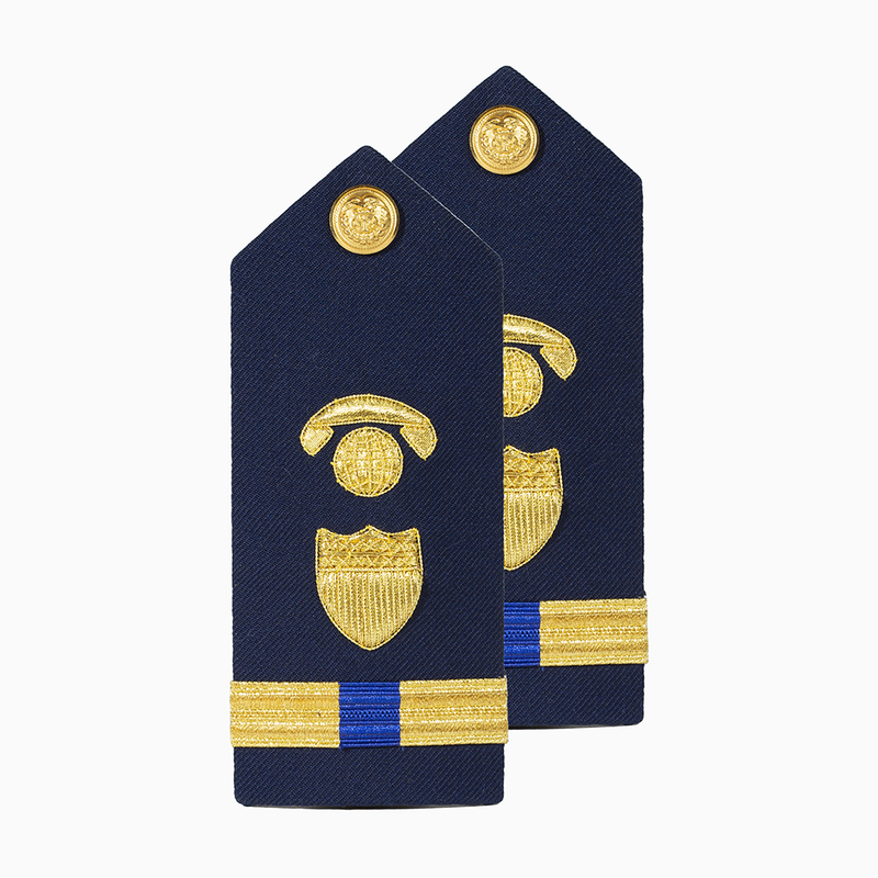 Vanguard CG Hard Shoulder Board Male WO-4 Information Systems MGMT