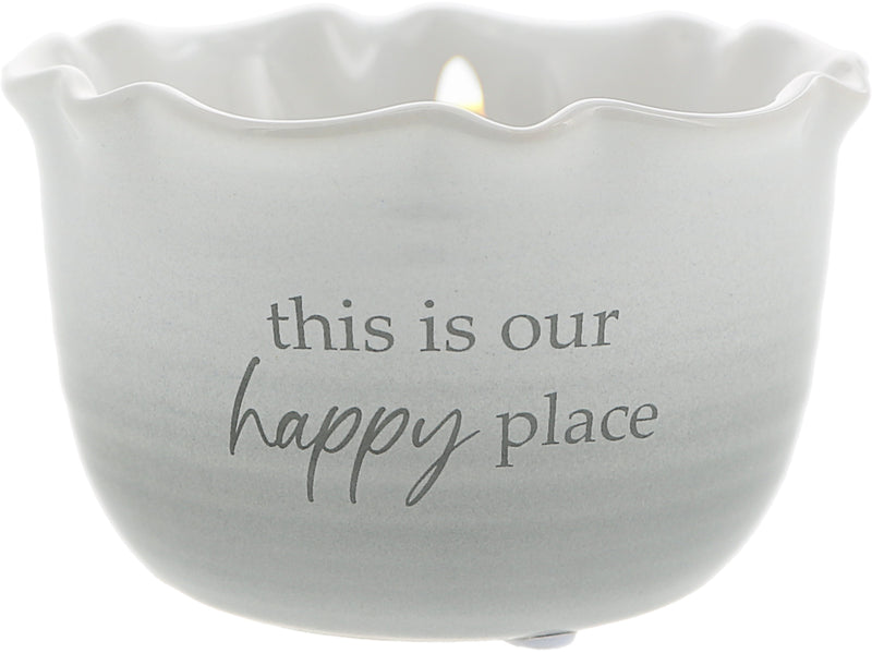 Pavilion Happy Place 100% Soy Wax Reveal Candle Scent: Tranquility - 11 oz.