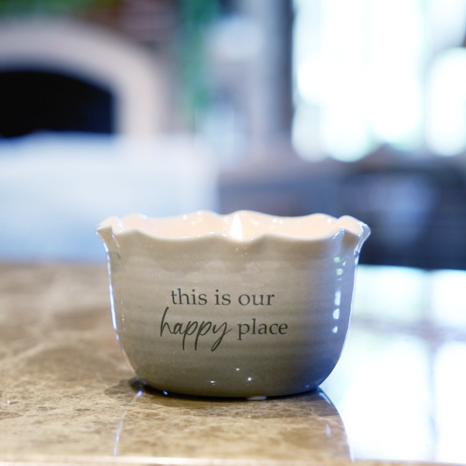 Pavilion Happy Place 100% Soy Wax Reveal Candle Scent: Tranquility - 11 oz.