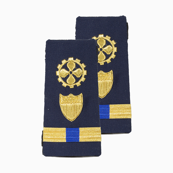 Vanguard CG Enhanced Shoulder Board Male WO-4 Marine Safety Engineer