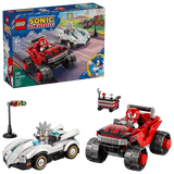 LEGO Sonic The Hedgehog Silver's Car Vs. Knuckles' Monster Truck