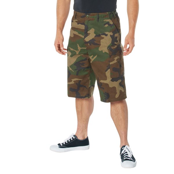 Rothco Men's Long Length Camo BDU Shorts - 2XL