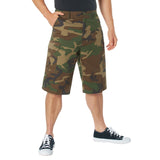 Rothco Men's Long Length Camo BDU Shorts - 2XL