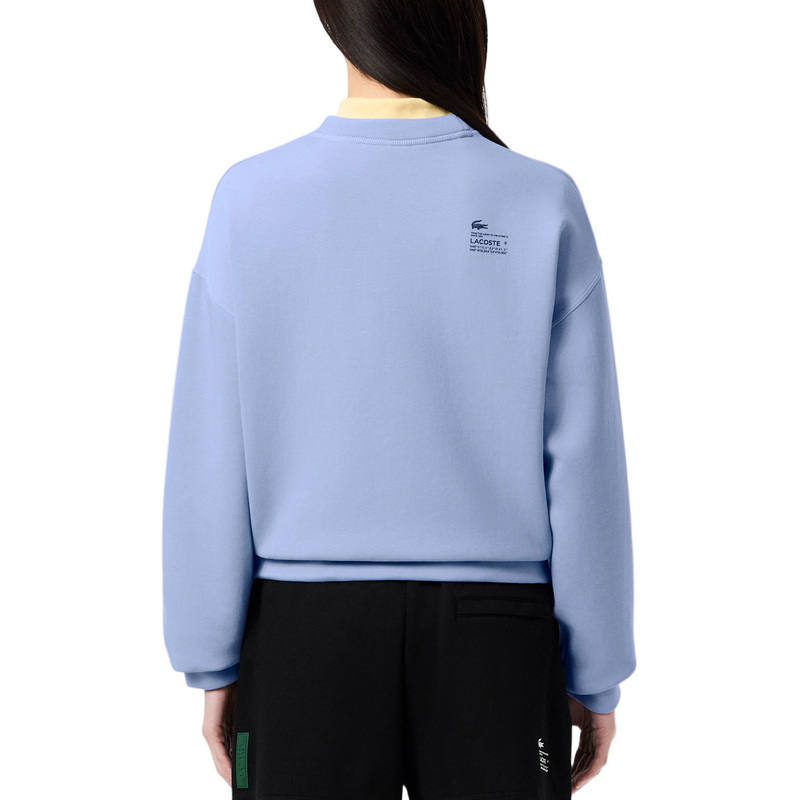Lacoste Womens Oversized Cotton Sweatshirt