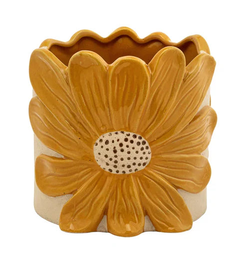 Napco Sunflower Wrap Planter