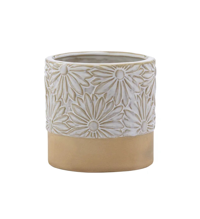 Napco Small Daisy Planter