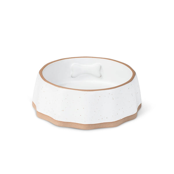 Petshop Speckled Bone Small Dog Bowl